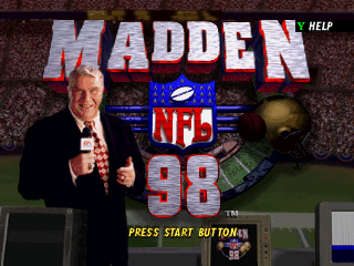 Madden NFL 98 — Title screen