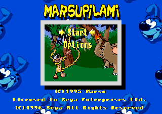 Marsupilami — Title screen