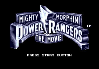 Mighty Morphin Power Rangers : The Movie — Title screen