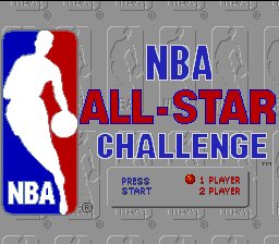 NBA All-Star Challenge — Title screen