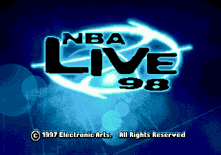 NBA Live 98 — Title screen
