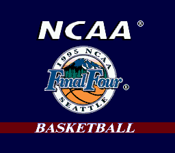 NCAA Final Four Basketball — Title screen