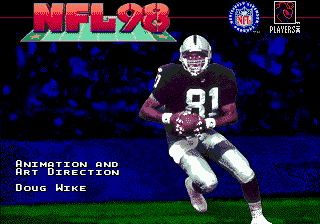 NFL 98 — Title screen