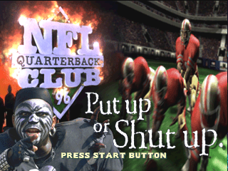 NFL Quarterback Club 96 — Title screen