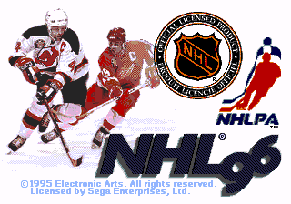 NHL 96 — Title screen