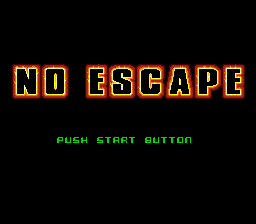 No Escape — Title screen