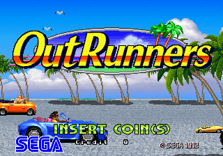 OutRunners — Title screen
