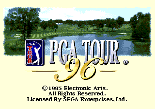 PGA Tour 96 — Title screen