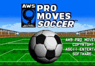 Pro Moves Soccer — Title screen