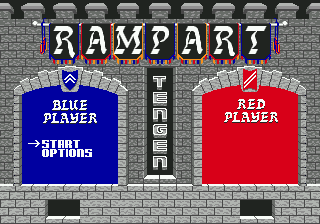 Rampart — Title screen