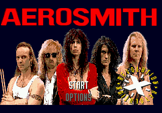 Revolution X — Title screen