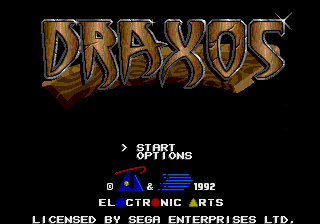 Risky Woods — Title screen