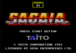 Sagaia — Title screen