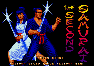 Second Samurai — Title screen