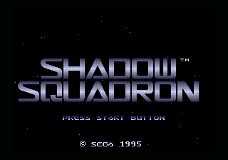 Shadow Squadron — Title screen