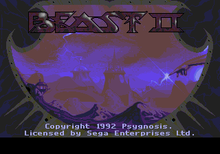 Shadow of the Beast II — Title screen