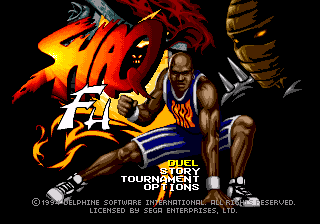 Shaq-Fu — Title screen