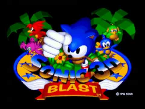 Sonic 3D Blast — Title screen