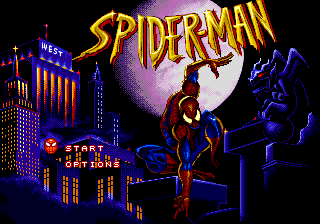 Spider-Man — Title screen