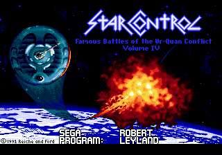 Star Control — Title screen