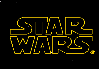 Star Wars Arcade — Title screen