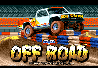 Super Off Road (Homebrew) — Title screen