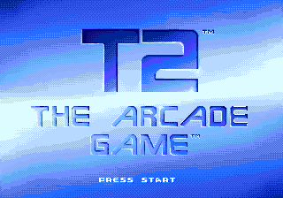 T2 : The Arcade Game — Title screen