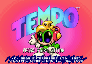 Tempo — Title screen