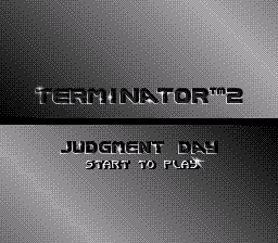 Terminator 2 : Judgment Day — Title screen