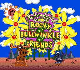 The Adventures of Rocky and Bullwinkle and Friends — Title screen