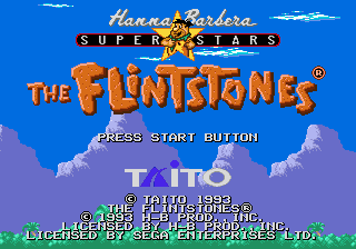 The Flintstones — Title screen