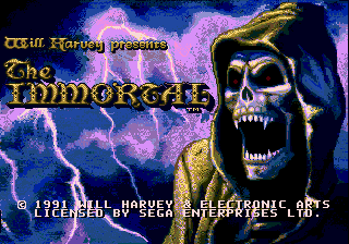 The Immortal — Title screen