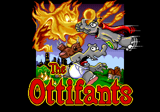 The Ottifants — Title screen