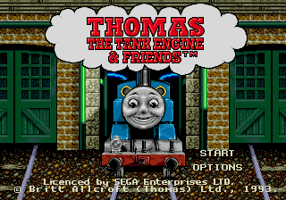Thomas the Tank Engine & Friends — Title screen