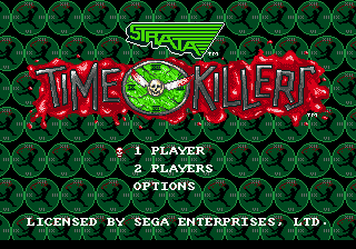 Time Killers — Title screen