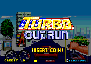 Turbo Out Run — Title screen