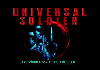 Universal Soldier (Homebrew) — Title screen