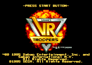 VR Troopers — Title screen