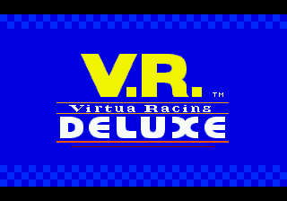 Virtua Racing Deluxe — Title screen