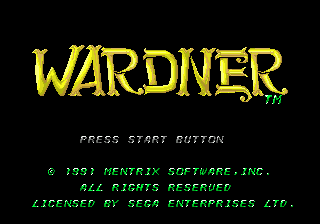 Wardner — Title screen