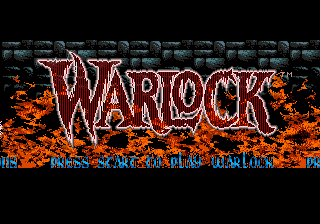 Warlock — Title screen