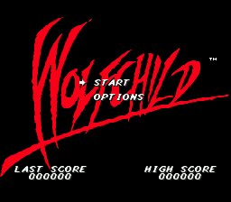 Wolfchild — Title screen
