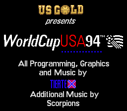 World Cup USA 94 — Title screen