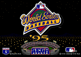 World Series Baseball '95 — Title screen