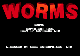 Worms — Title screen