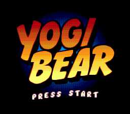 Yogi Bear : Cartoon Capers — Title screen