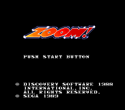 Zoom! — Title screen