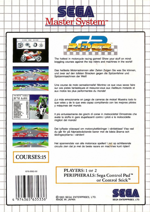 GP Rider — Box back