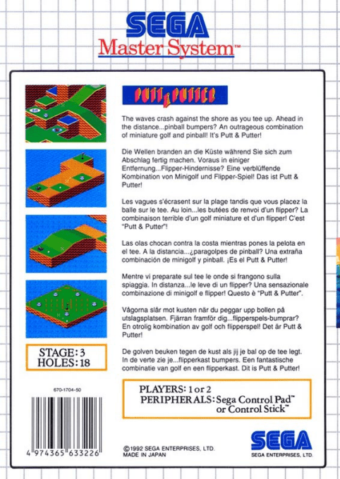 Putt & Putter — Box back