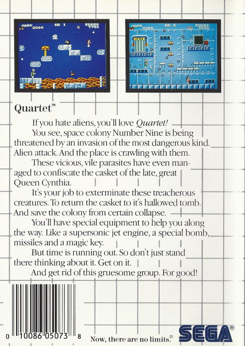 Quartet — Box back
